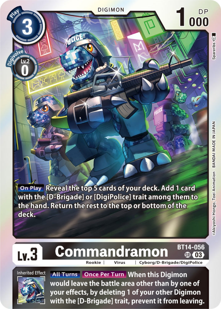Commandramon (BT14-056 SR) [BT14]