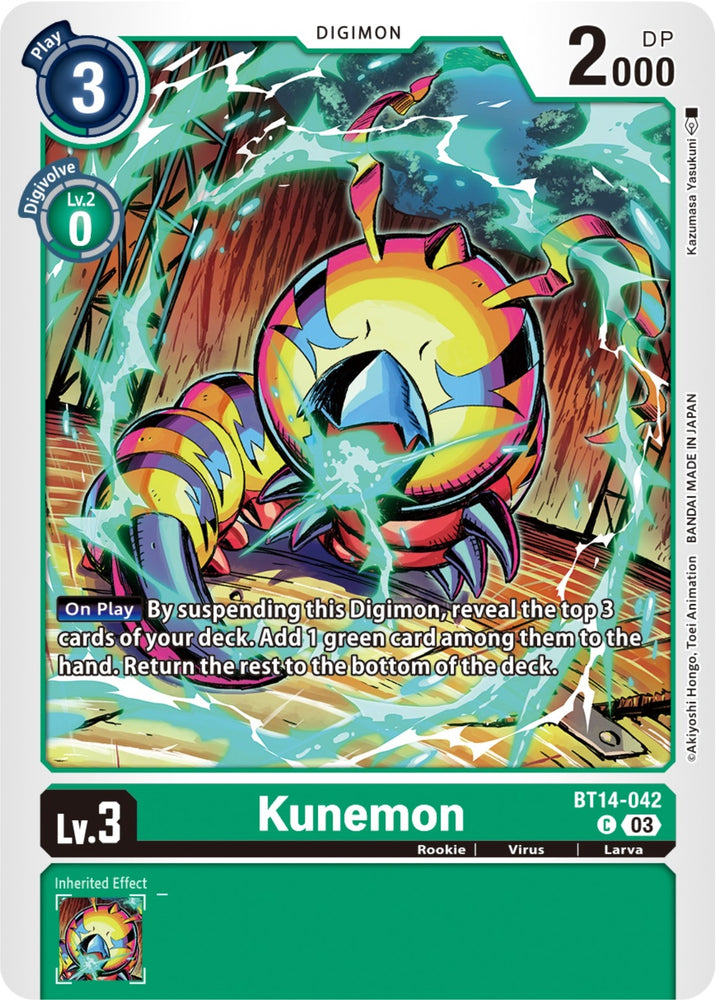 Kunemon (BT14-042 C) [BT14]