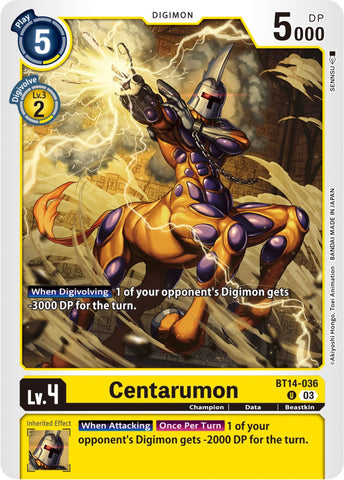 Centarumon (BT14-036 U) [BT14]