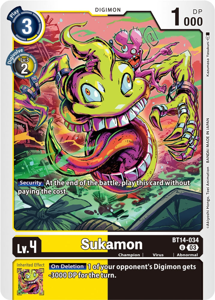Sukamon (BT14-034 U) [BT14]