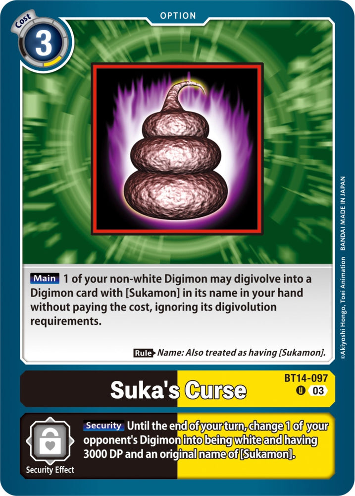 Sukas Curse (BT14-097 U) [BT14]