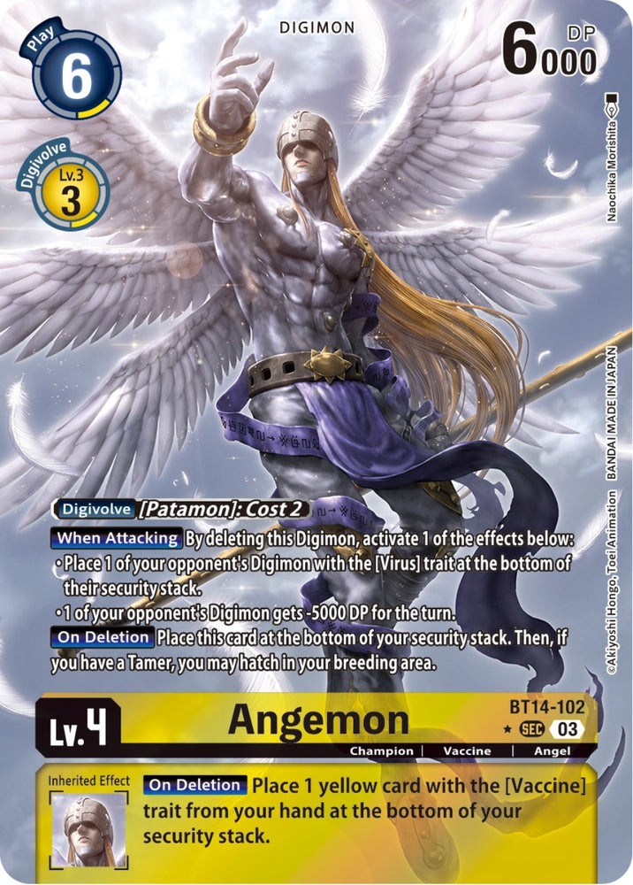 Angemon Alternate Art (BT14-102 SEC) [BT14]