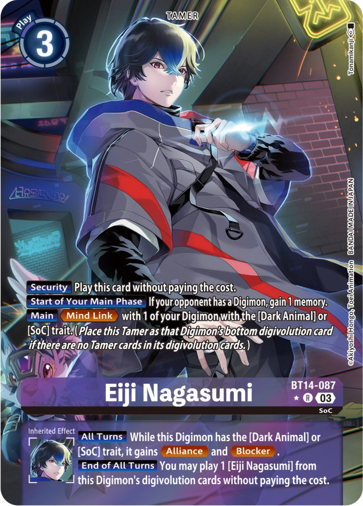 Eiji Nagasumi Alternate Art (BT14-087 R) [BT14]