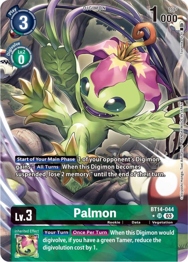 Palmon Alternate Art (BT14-044 SR) [BT14]