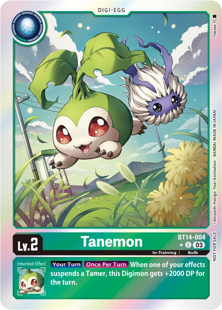 Tanemon Blast Ace Box Promotion Pack (BT14-004 U) [BT14]