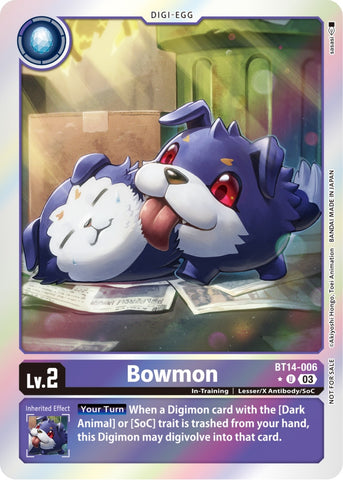 Bowmon Blast Ace Box Promotion Pack (BT14-006 U) [BT14]