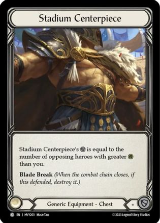 Stadium Centerpiece [HVY203] (Heavy Hitters)  Cold Foil