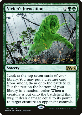 Vivien's Invocation [Core Set 2019 Prerelease Promos]