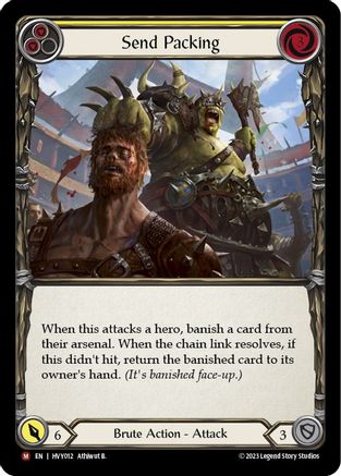 Send Packing [HVY012] (Heavy Hitters)  Rainbow Foil
