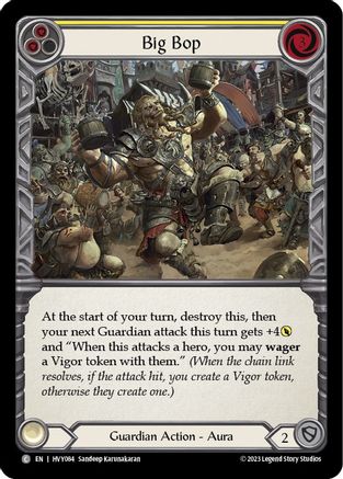Big Bop (Yellow) [HVY084] (Heavy Hitters)  Rainbow Foil