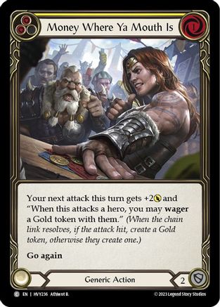 Money Where Ya Mouth Is (Yellow) [HVY236] (Heavy Hitters)