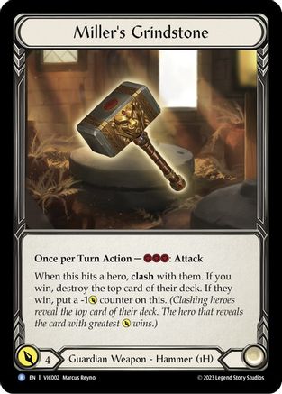 Miller's Grindstone [VIC002] (Heavy Hitters Victor Blitz Deck)
