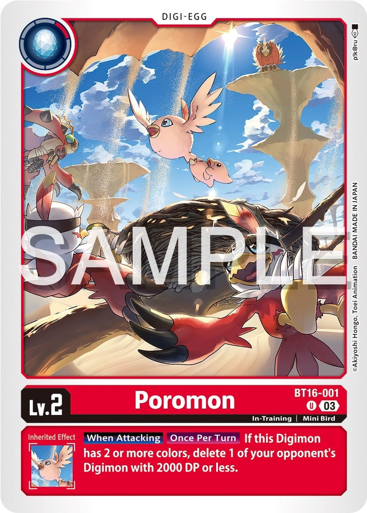 Poromon (BT16-001 U) [BT16]