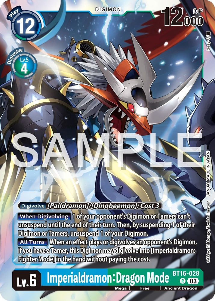 Imperialdramon Dragon Mode (BT16-028 R) [BT16]