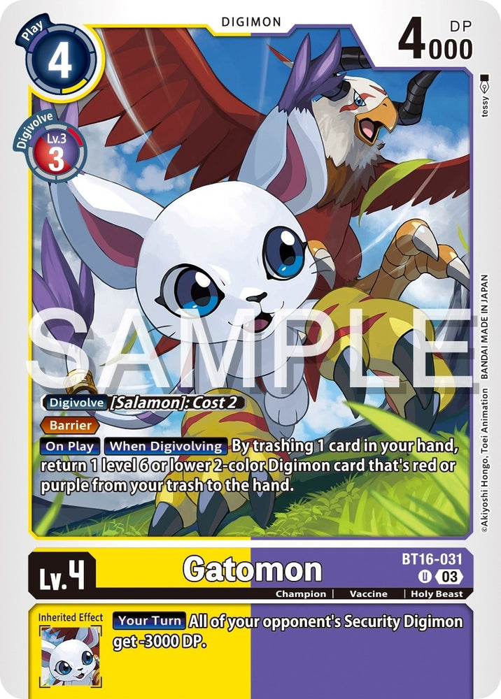 Gatomon (BT16-031 U) [BT16]