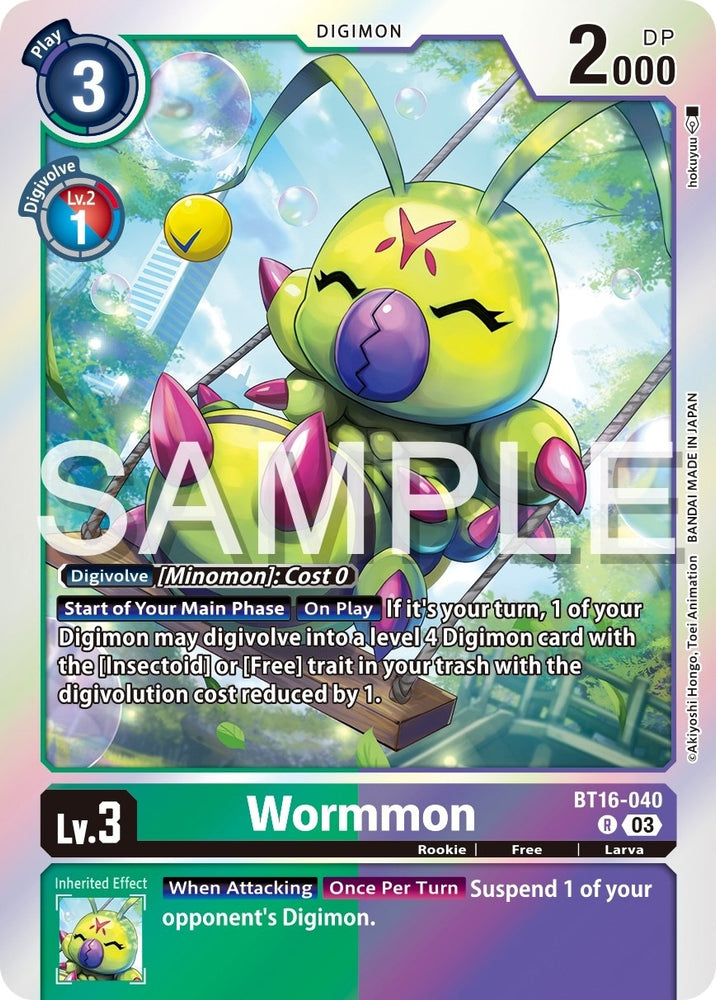 Wormmon (BT16-040 R) [BT16]