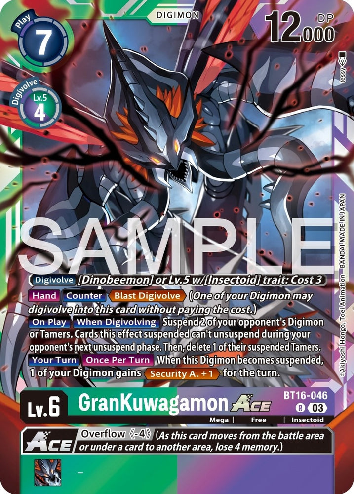 GranKuwagamon Ace (BT16-046 R) [BT16]