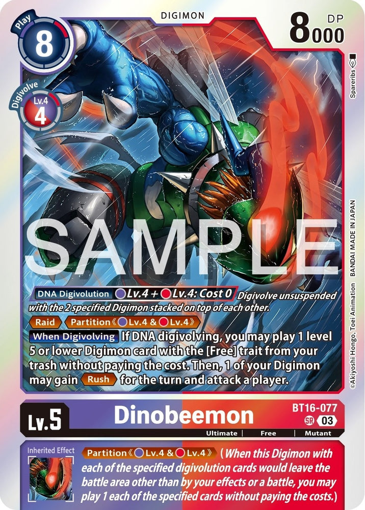 Dinobeemon (BT16-077 SR) [BT16]