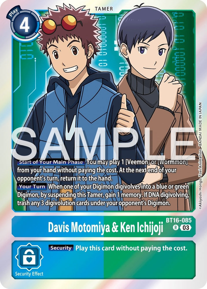 Davis Motomiya and Ken Ichijoji (BT16-085 R) [BT16]