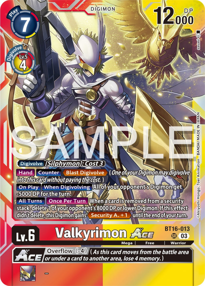 Valkyrimon Ace (BT16-013 SR) [BT16]