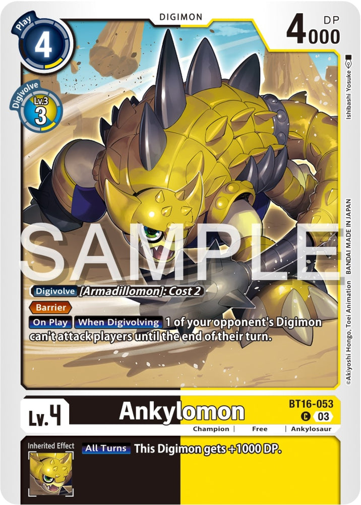 Ankylomon (BT16-053 C) [BT16]
