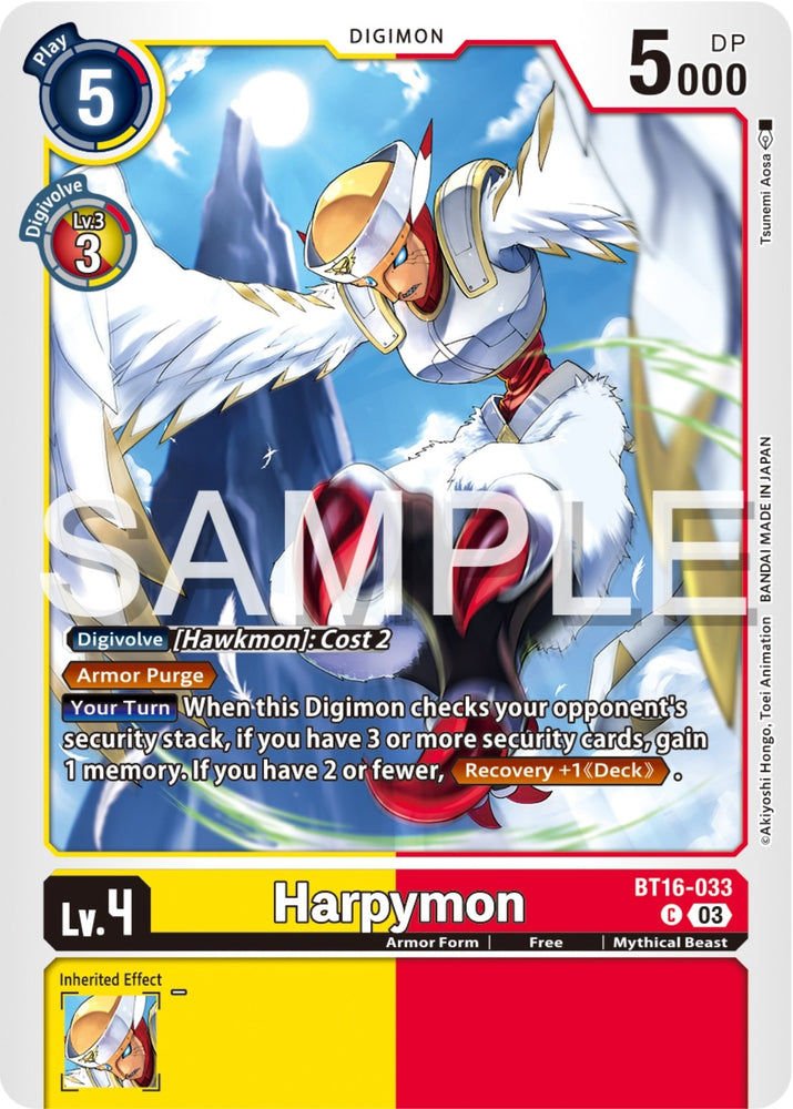 Harpymon (BT16-033 C) [BT16]