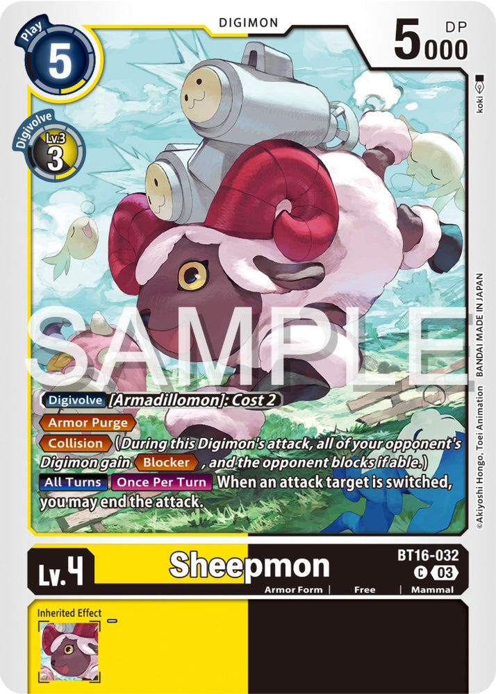 Sheepmon (BT16-032 C) [BT16]