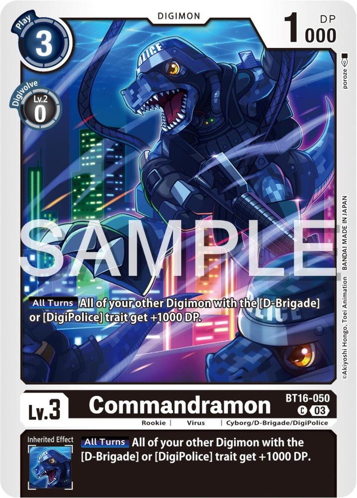 Commandramon (BT16-050 C) [BT16]