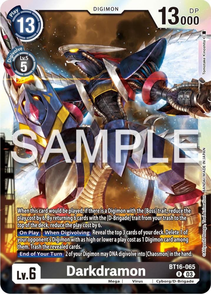 Darkdramon (BT16-065 R) [BT16]
