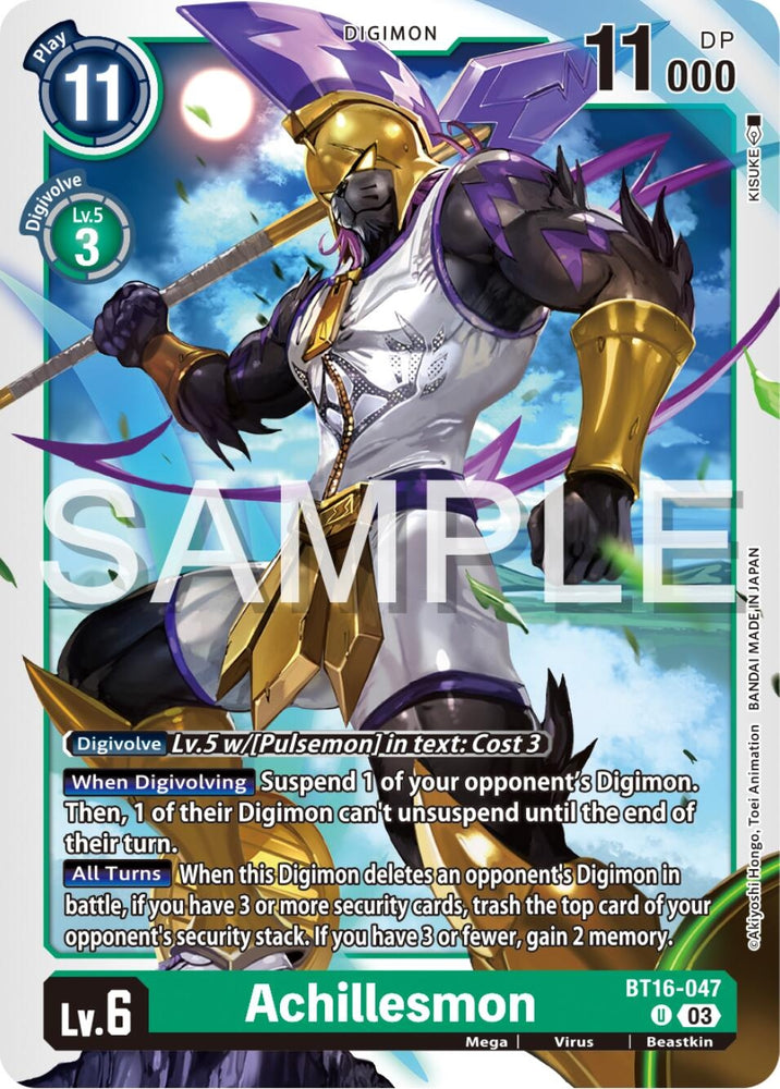 Achillesmon (BT16-047 U) [BT16]