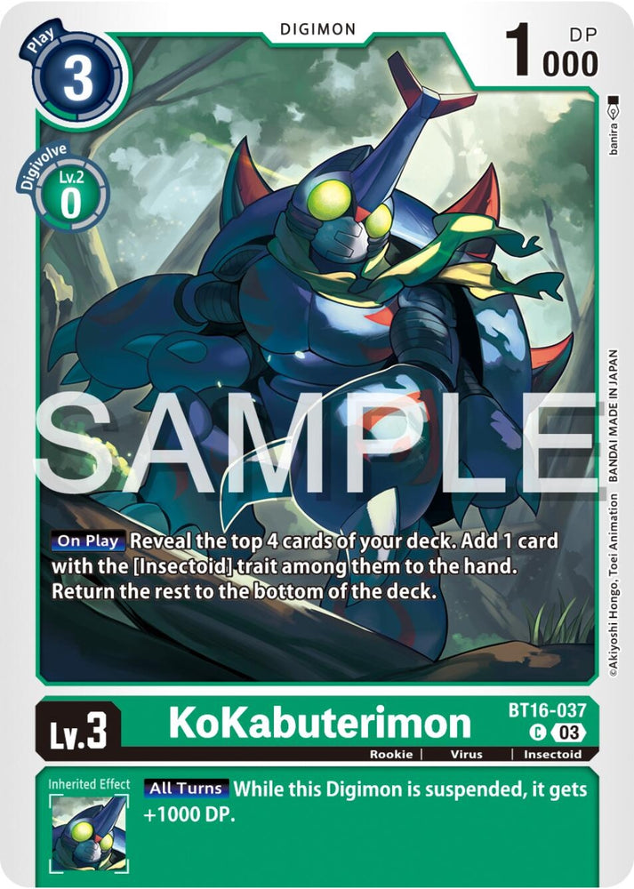 KoKabuterimon (BT16-037 C) [BT16]