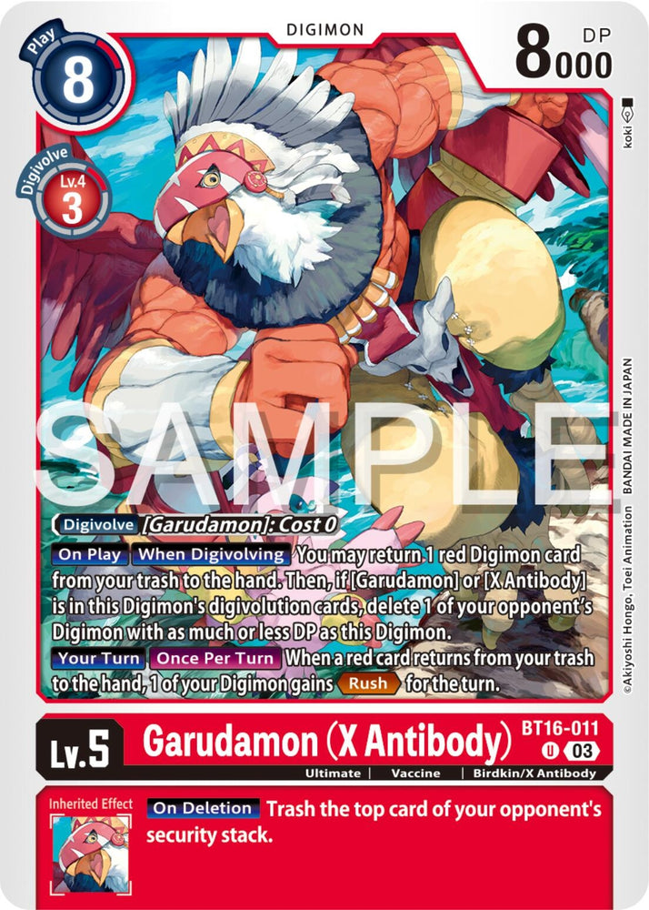 Garudamon X Antibody (BT16-011 U) [BT16]