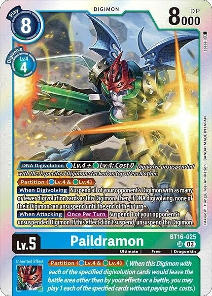 Paildramon (BT16-025 SR) [BT16]