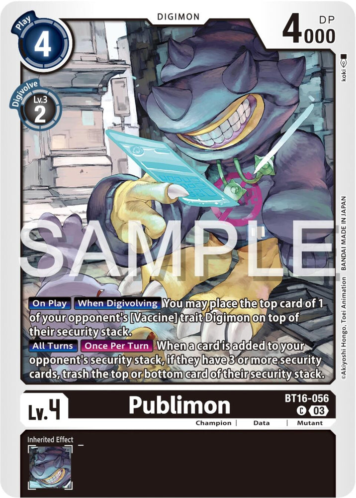 Publimon (BT16-056 C) [BT16]