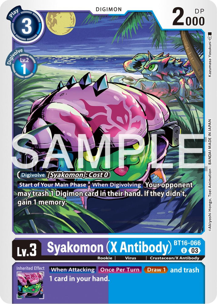 Syakomon X Antibody (BT16-066 U) [BT16]