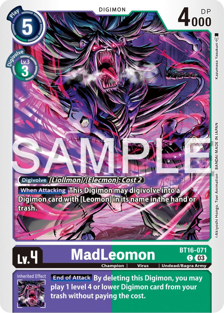 MadLeomon (BT16-071 C) [BT16]
