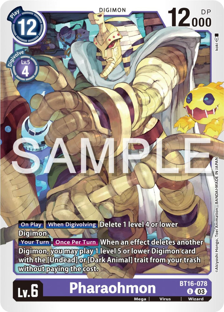 Pharaohmon (BT16-078 U) [BT16]