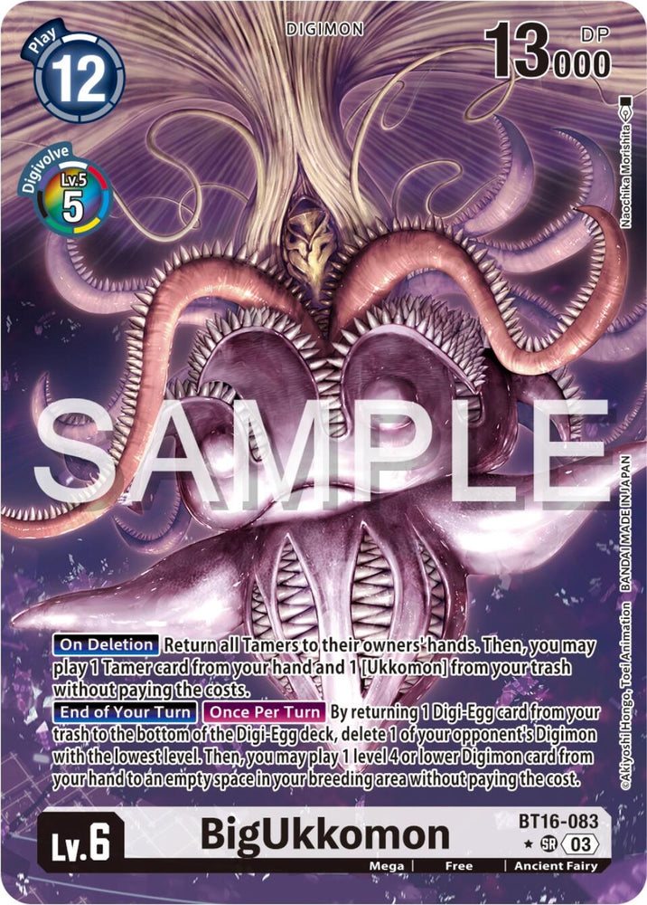 BigUkkomon Alternate Art (BT16-083 SR) [BT16]