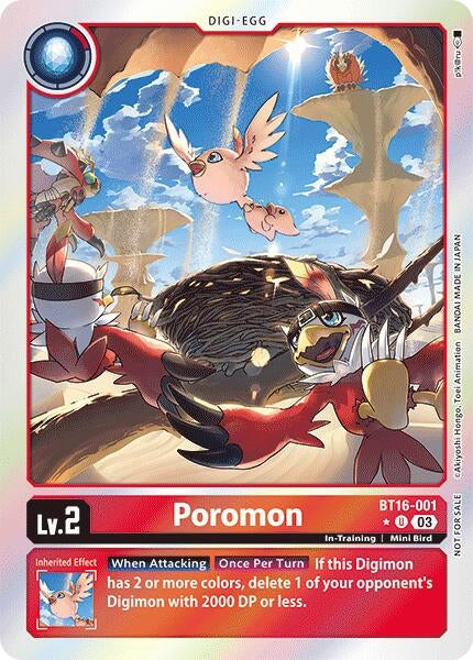 Poromon Box Promotion Pack Beginning Observer (BT16-001 U) [BT16]