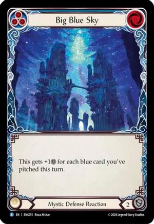 Big Blue Sky [ENG015] (Part the Mistveil Enigma Blitz Deck)