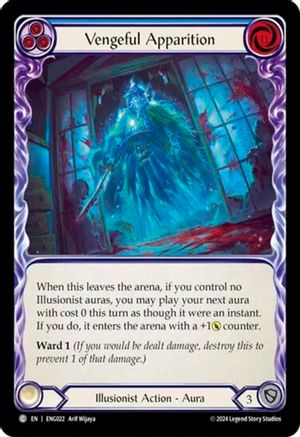Vengeful Apparition [ENG022] (Part the Mistveil Enigma Blitz Deck)