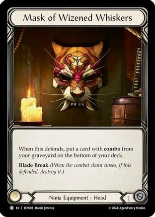 Mask of Wizened Whiskers [ZEN003] (Part the Mistveil Zen Blitz Deck)
