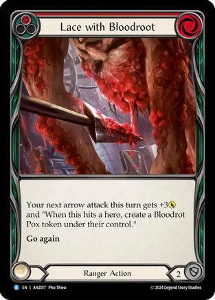 Lace with Bloodrot [AAZ017] (Armory Deck: Azalea)