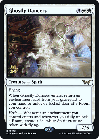 Ghostly Dancers [Duskmourn: House of Horror Prerelease Promos]