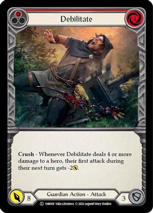 Debilitate (Red) [1HB009] (History Pack 1 Bravo Blitz Deck)