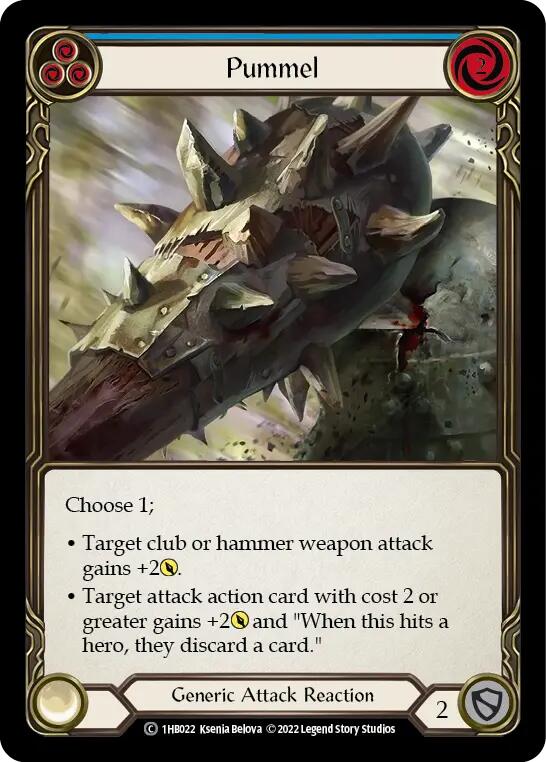 Pummel (Blue) [1HB022] (History Pack 1 Bravo Blitz Deck)