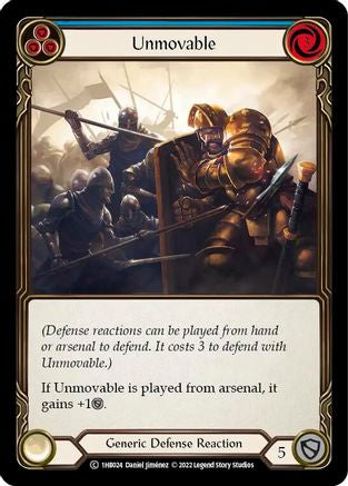 Unmovable (Blue) [1HB024] (History Pack 1 Bravo Blitz Deck)