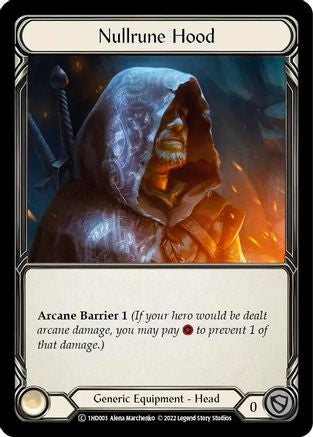 Nullrune Hood [1HD003] (History Pack 1 Dash Blitz Deck)