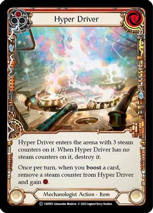 Hyper Driver (Red) [1HD009] (History Pack 1 Dash Blitz Deck)