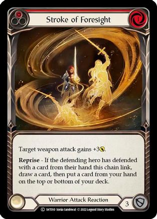 Stroke of Foresight (Red) [1HT010] (History Pack 1 Dorinthea Blitz Deck)